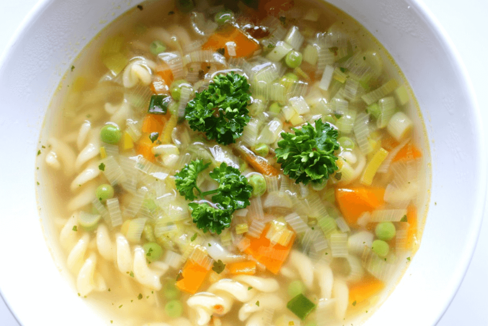 Russian chicken noodle soup