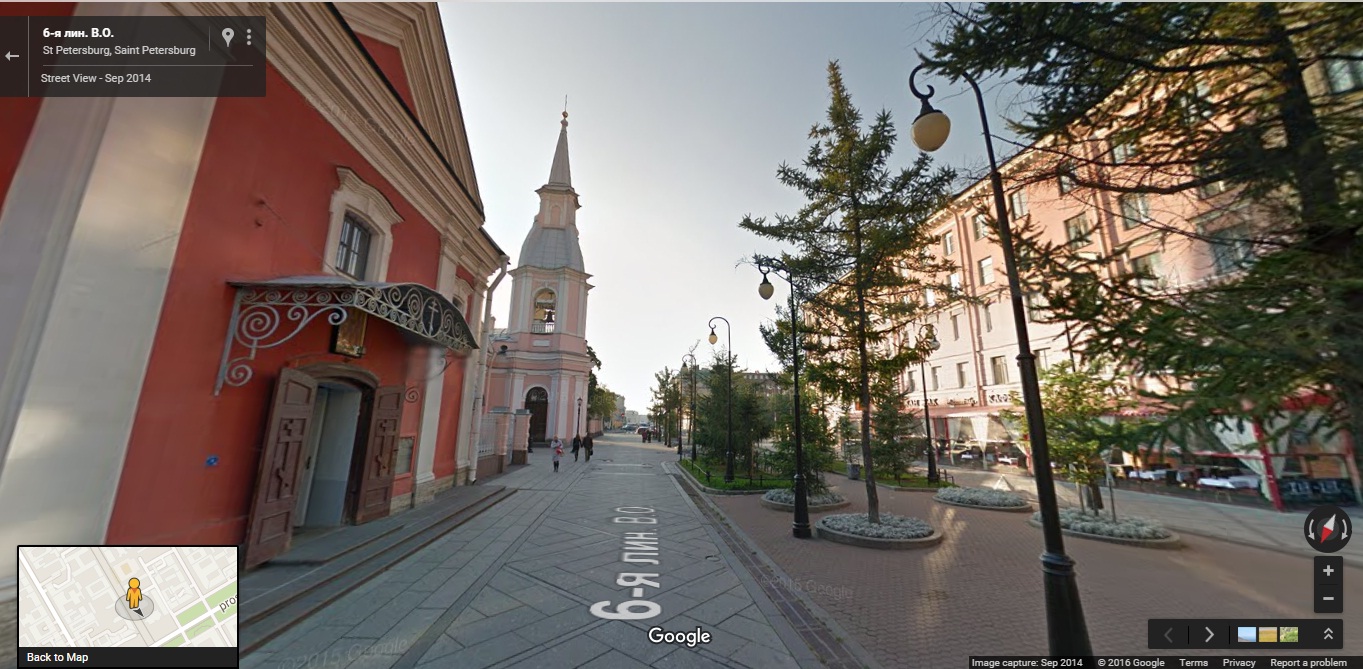 6 Liniya (Google Street View)