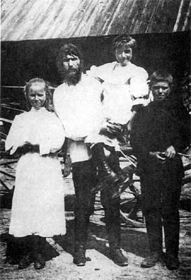 Rasputin with his kids