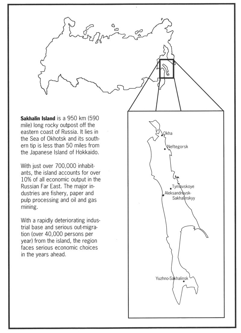Sakhalin Map