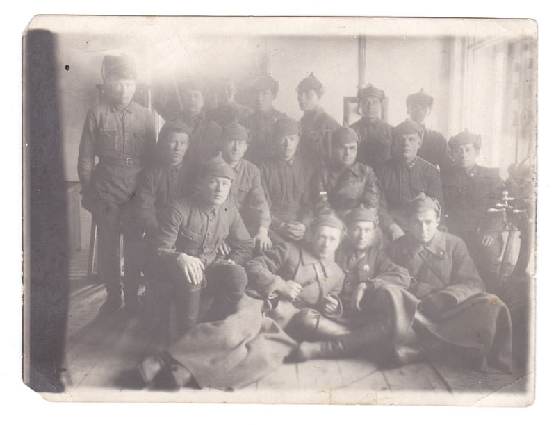 Guys in military uniforms