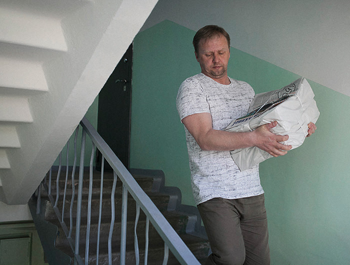 Kostya moved away from Vedlozero long ago, but continues to do the newspaper’s layout for free.