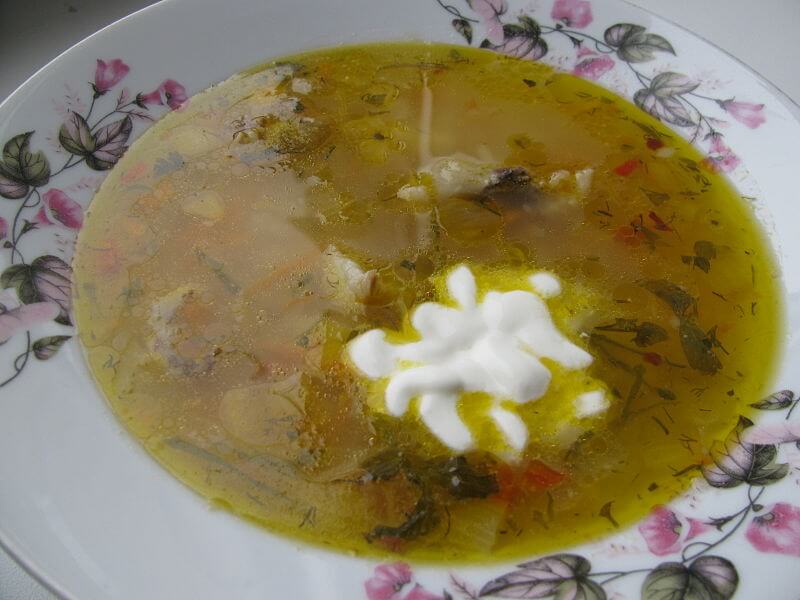Russian rassolnik soup