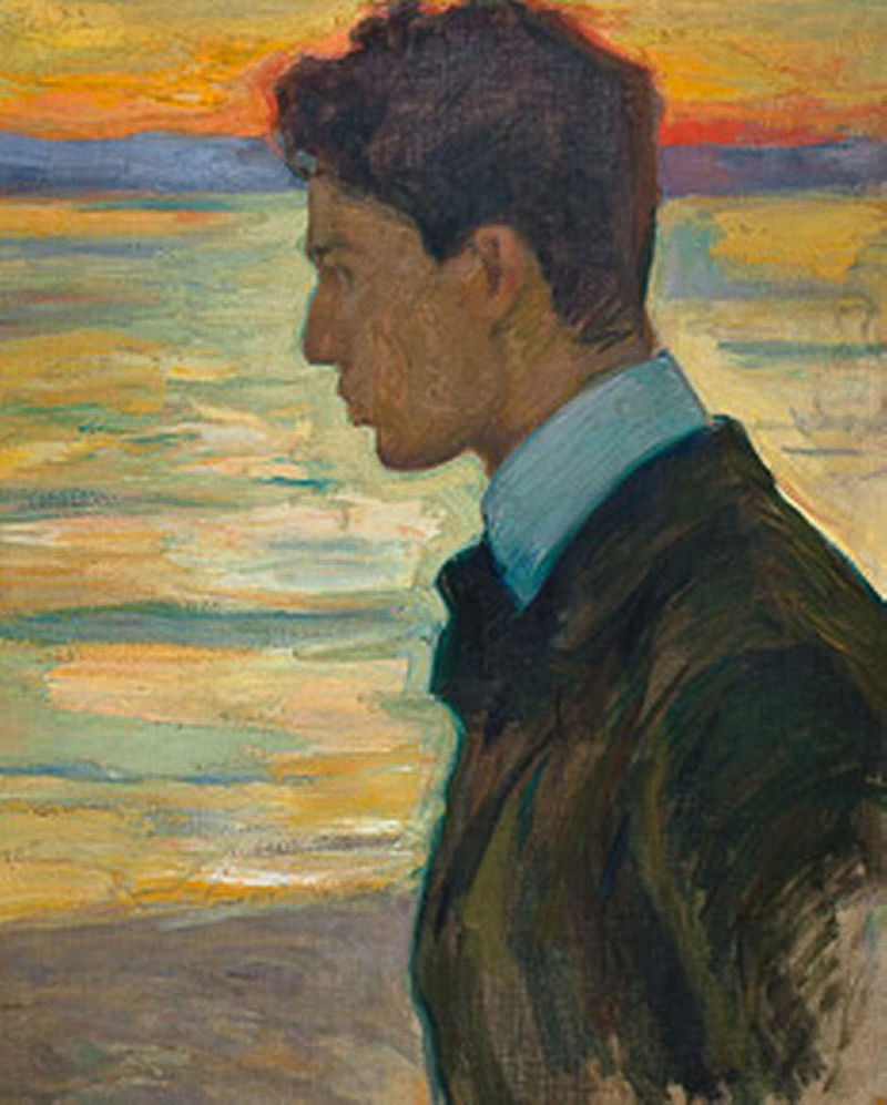 Boris Pasternak painted in 1910 by father Leonid