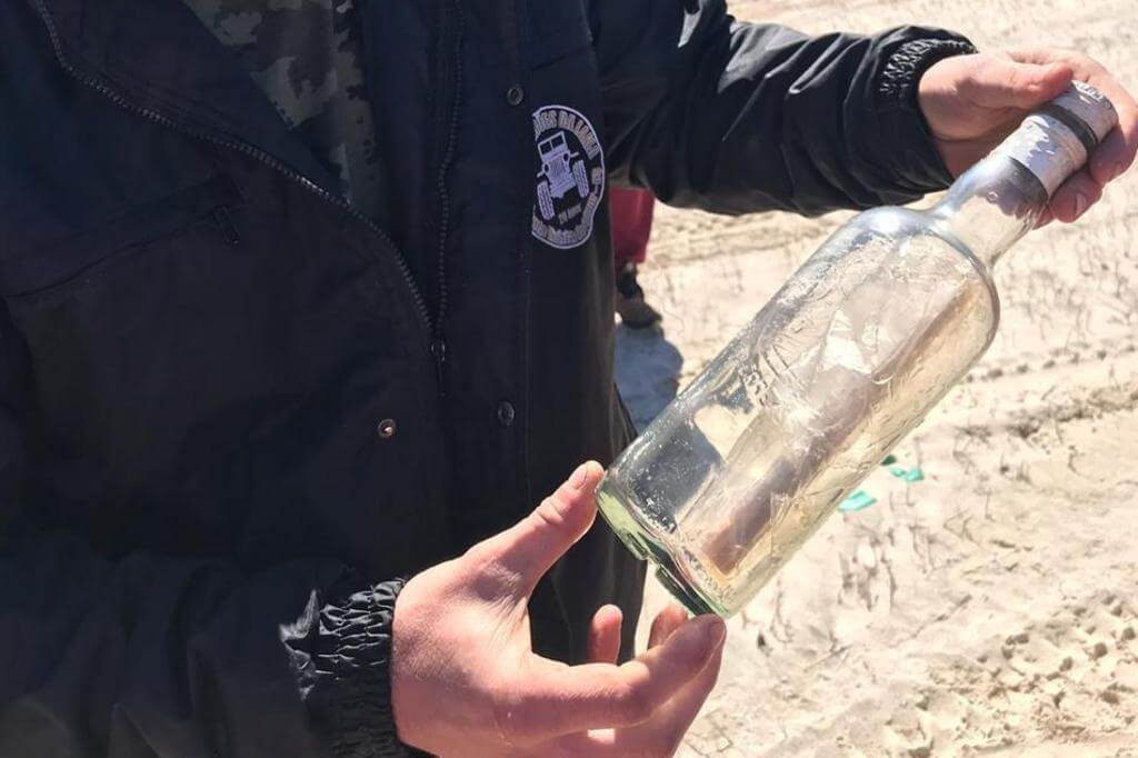 Russian message in a bottle that washed up in Brazil