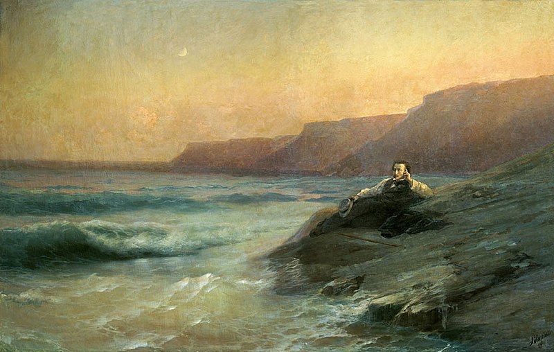 Aivazovsky, Pushkin at the Black Sea Coast