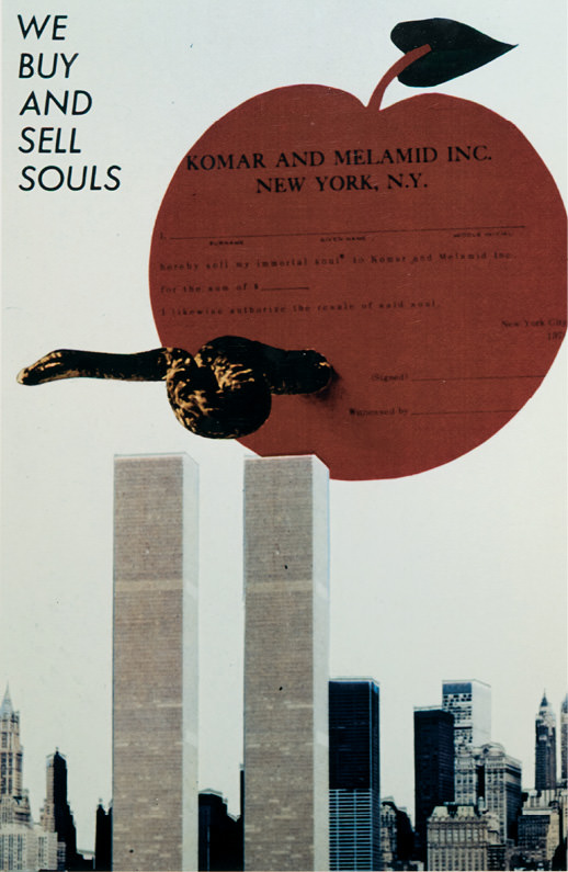 We buy and sell souls poster.