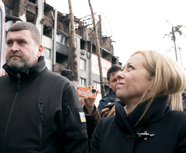  Italian Prime Minister Georgia Meloni.