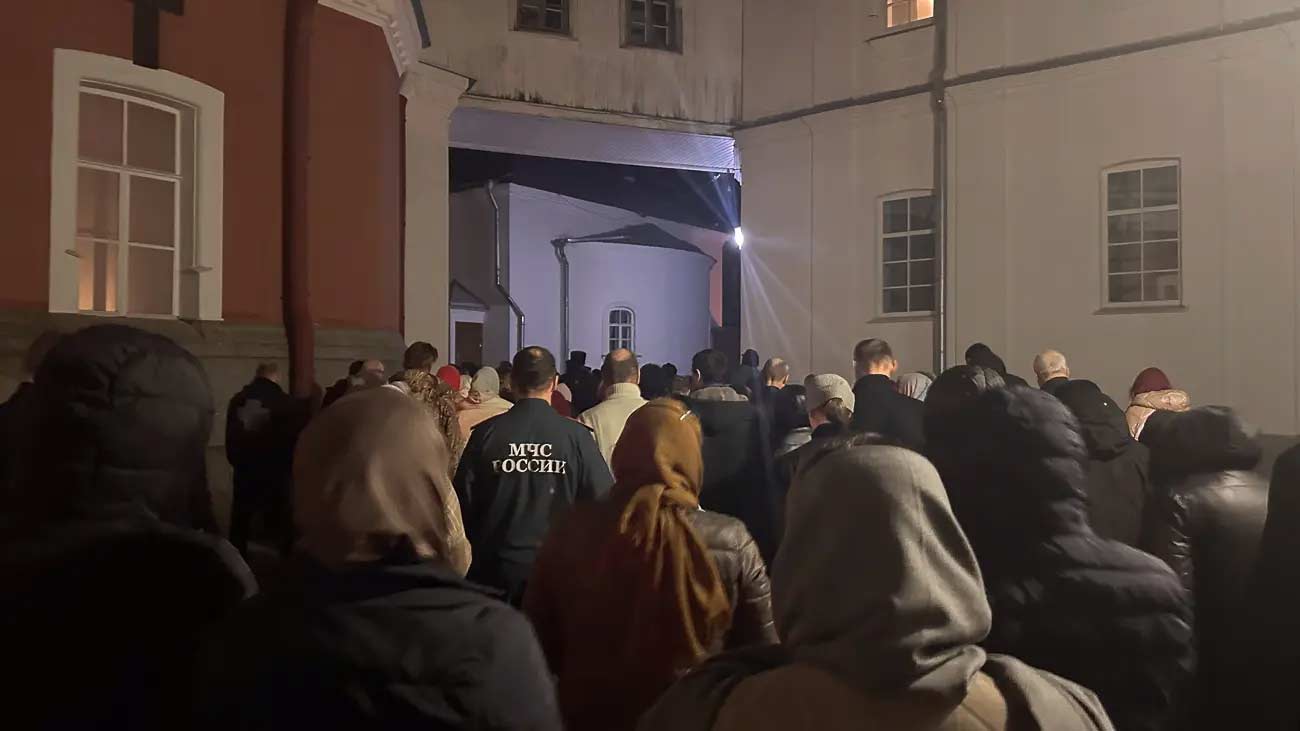 Easter procession on Valaam.