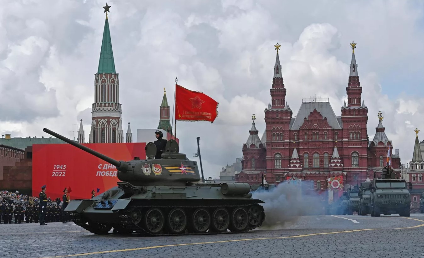 A T-34 at Victory Day 2022