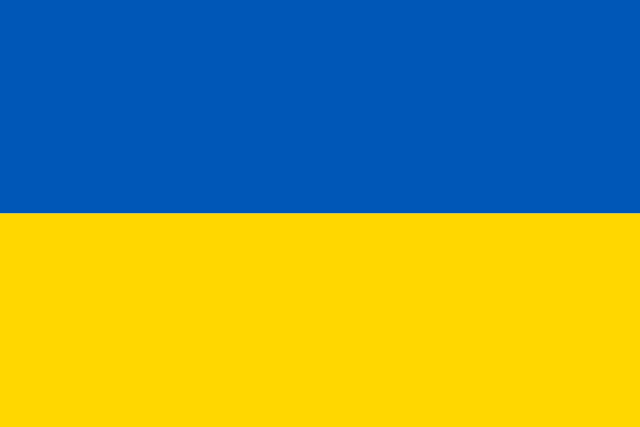 The Official Flag of the Ukrainian's People Republic