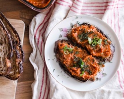 Eggplant Caviar, on the Shelf and at the Dacha