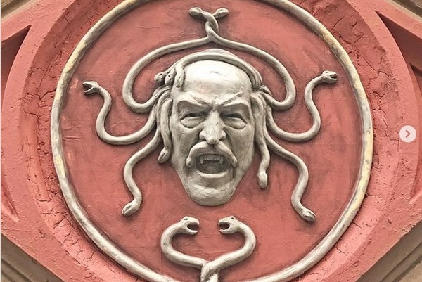 A Mustachioed Medusa