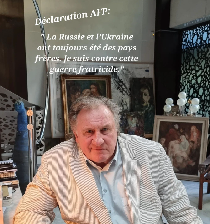 Gérard Depardieu Bids Adieu