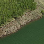 The banks of the Ayan River