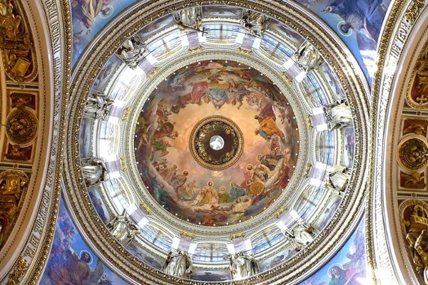Church ceiling