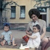 1965 photo of Tereshkova with her daughter.