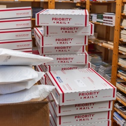 Packing coffee for shipment