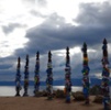 Pillars With Materials Shaman Rock Olkhon