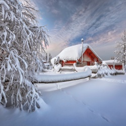 Village in Winter